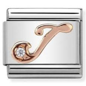 Nomination Link Rosékleurig - 430310-10 - Classic LETTERS - J