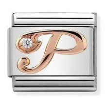 Nomination Link Rosékleurig - 430310-16 - Classic LETTERS - P