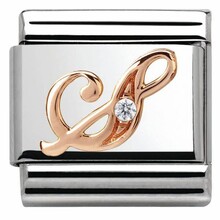 Nomination Link Rosékleurig - 430310-19 - Classic LETTERS - S