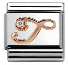 Nomination Link Rosékleurig - 430310-20 - Classic LETTERS - T