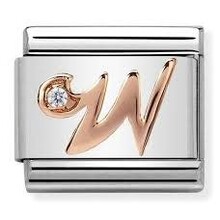 Nomination Link Rosékleurig - 430310-23 - Classic LETTERS - W