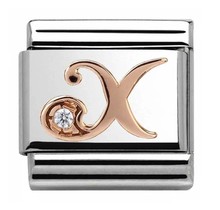 Nomination Link Rosékleurig - 430310-24 - Classic LETTERS - X