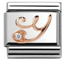 Nomination Link Rosékleurig - 430310-25 - Classic LETTERS - Y