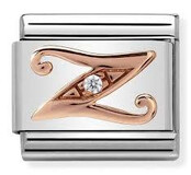 Nomination Link Rosékleurig - 430310-26 - Classic LETTERS - Z Nomination Link Rosékleurig - 430310-26 - Classic LETTERS - Z
