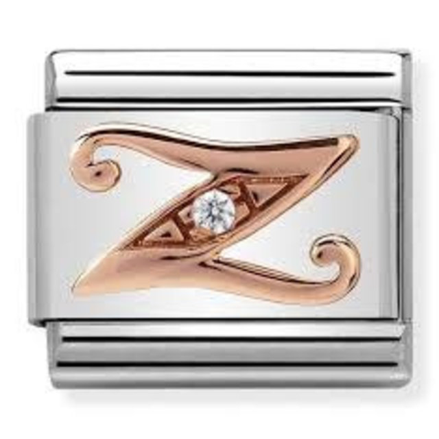 Nomination Link Rosékleurig - 430310-26 - Classic LETTERS - Z Nomination Link Rosékleurig - 430310-26 - Classic LETTERS - Z