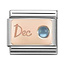 Nomination Nomination- 430508-12- Link Rosékleurig Classic STONE of MONTH - December Light Blue Topaz