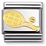 Nomination Nomination 030106/05 Link Sports Tennis Racket 18k Goud