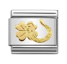 Nomination Link - 030149-34- Classic SYMBOLS - Horseshoe & Four-Leaf Clover