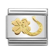 Nomination Link - 030149-34- Classic SYMBOLS - Horseshoe & Four-Leaf Clover