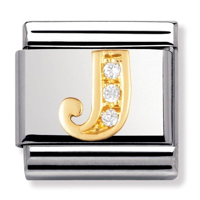 Nomination Link - 030301-10 - Classic Zirconia Letters - J Nomination Link - 030301-10 - Classic Zirconia Letters - J