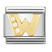 Nomination Link - 030301-23 - Classic Zirconia Letters - W Nomination Link - 030301-23 - Classic Zirconia Letters - W