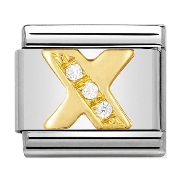 Nomination Link - 030301-24 - Classic Zirconia Letters - X Nomination Link - 030301-24 - Classic Zirconia Letters - X