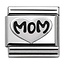 Nomination Nomination 330101/10 Oxidized Symbols Mom Heart