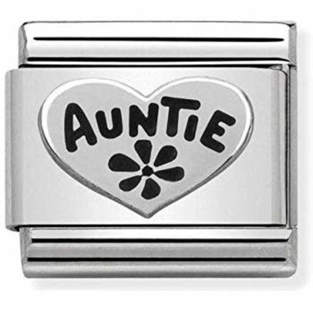 Nomination Link - 330101-17 - Classic OXIDIZED SYMBOLS - Auntie Heart Nomination Link - 330101-17 - Classic OXIDIZED SYMBOLS - Auntie Heart