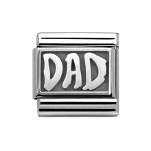 Nomination Link - 330102-30 - Classic PLATES OXIDIZED - Dad