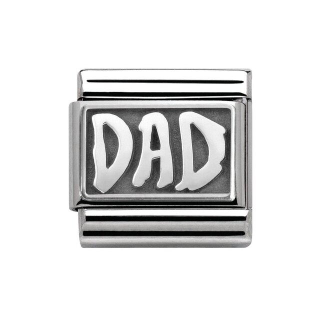 Nomination Link - 330102-30 - Classic PLATES OXIDIZED - Dad Nomination Link - 330102-30 - Classic PLATES OXIDIZED - Dad