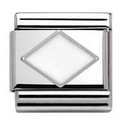 Nomination Link - 330202-09 - Classic SYMBOLS - White Rhombus Nomination Link - 330202-09 - Classic SYMBOLS - White Rhombus