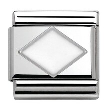 Nomination Link - 330202-09 - Classic SYMBOLS - White Rhombus