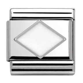 Nomination Link - 330202-09 - Classic SYMBOLS - White Rhombus