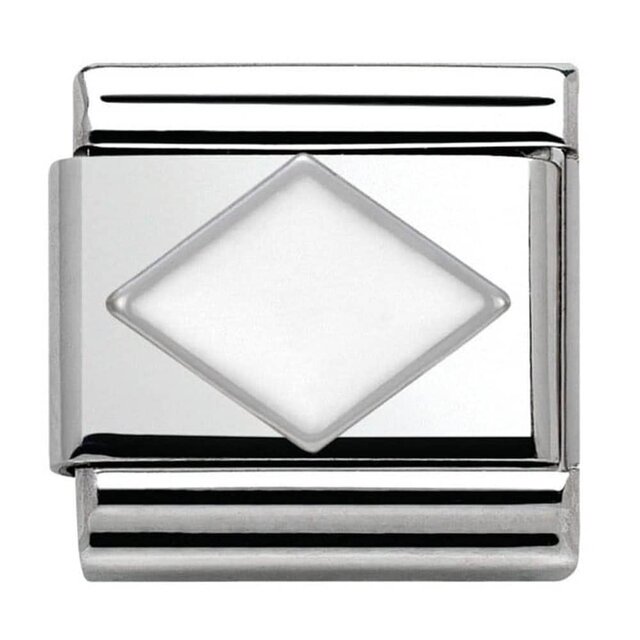 Nomination Link - 330202-09 - Classic SYMBOLS - White Rhombus Nomination Link - 330202-09 - Classic SYMBOLS - White Rhombus