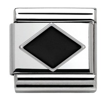 Nomination Link - 330202-10 - Classic SYMBOLS - Black Rhombus