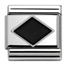 Nomination Link - 330202-10 - Classic SYMBOLS - Black Rhombus