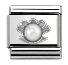 Nomination 330501/03 Symbols Shell Pearl White