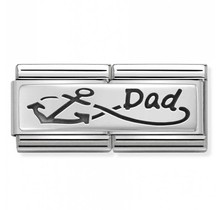 Nomination Link - 330710-05 - Classic DOUBLE ENGRAVED - Dad