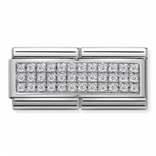 Nomination Link - 330733-01 - Classic DOUBLE PAVE - White CZ