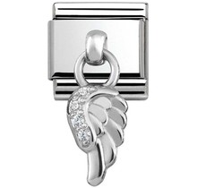 Nomination 331800/06 Charms Silver Wing