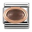 Nomination Nomination Link Rosékleurig - 430501-29 - Classic OVAL HARD STONES - Smoky Quartz