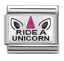 Nomination Link - 330208-21 - Classic CL OXIDIZED PLATES - Ride an Unicorn