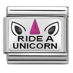 Nomination Link - 330208-21 - Classic CL OXIDIZED PLATES - Ride an Unicorn