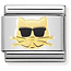 Nomination Nomination Link - 030272-44 - Classic SYMBOLS - Cat Glasses