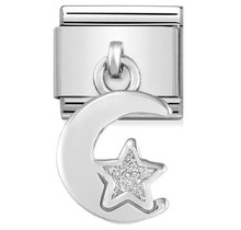 Nomination Charm 331805/05 Moon & Star