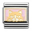 Nomination Nomination Link 030284/13 Cat With Pink Enamel