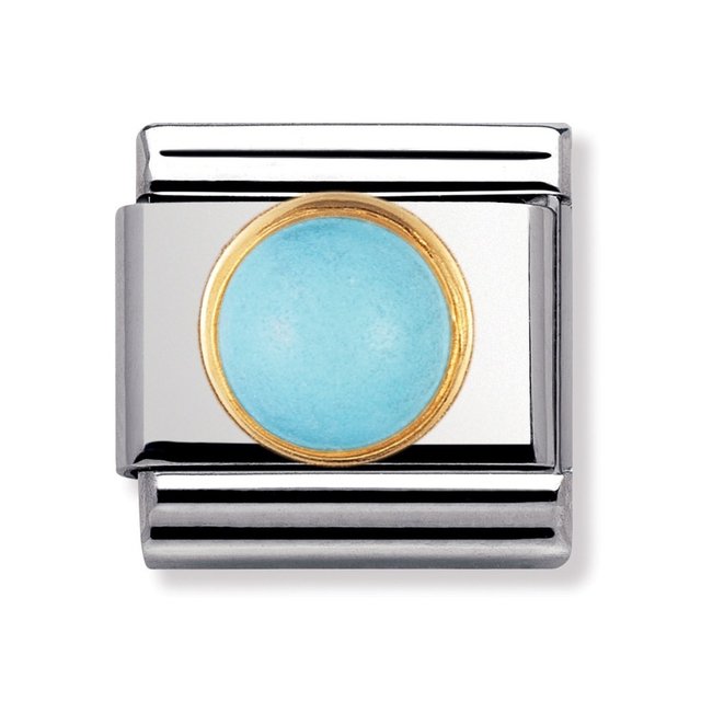 Nomination Link - 030503-06 - Classic ROUND STONES - Turquoise Nomination Link - 030503-06 - Classic ROUND STONES - Turquoise