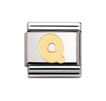 Nomination - 030101-17 Link Classic Letters 18k goud Q