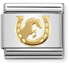 Nomination Link - 030149-30- Classic SYMBOLS - Horse Jumping Horseshoe