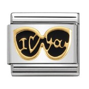 Nomination Link - 030283-20 - Classic LOVE 2 - Glasses I Love You Nomination Link - 030283-20 - Classic LOVE 2 - Glasses I Love You