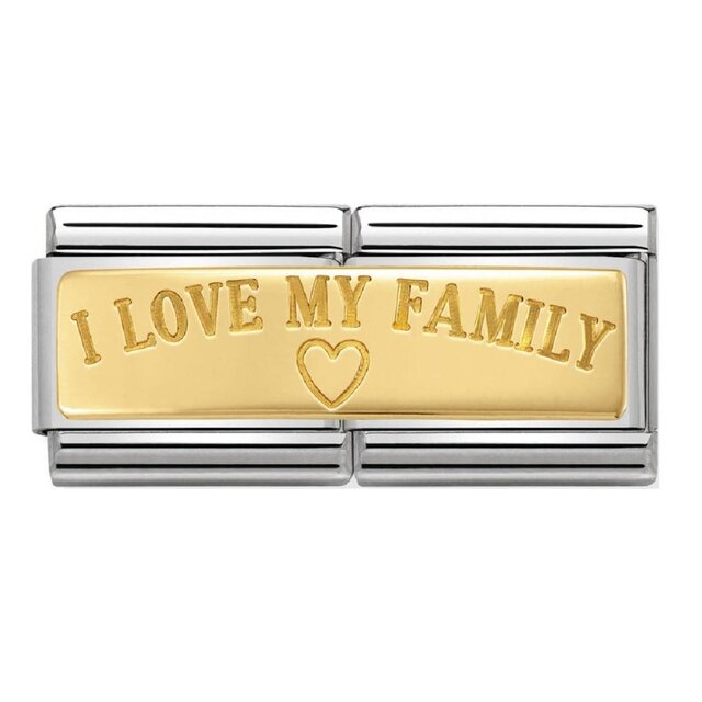 Nomination Link - 030710-03 - Classic DOUBLE ENGRAVED - I love my Family