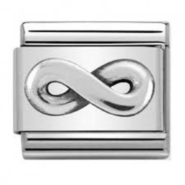 Nomination Link - 330101-21 - Classic OXIDIZED SYMBOLS - Infinity Nomination Link - 330101-21 - Classic OXIDIZED SYMBOLS - Infinity