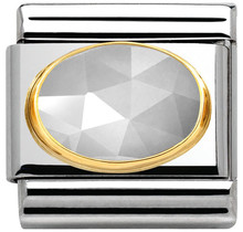 Nomination Link - 030515-01 - Faceted Jade Grey 18K Goud