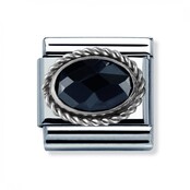 Nomination Link - 330604-011 - Classic FACETED CZ - Black Nomination Link - 330604-011 - Classic FACETED CZ - Black