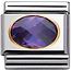 Nomination Nominatie Link 030601/001 Violet Faceted Stone