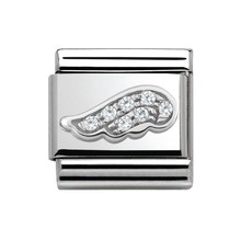 Nomination Link - 330304-16 - Classic CL SYMBOLS  - White Wing