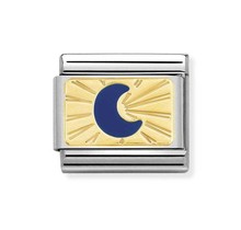 Nomination Link - 030284-43- Classic PLATES - Moon Blue