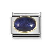 Nomination Link 030516/04 Rock Crystal Blue Leaf Nomination Link 030516/04 Rock Crystal Blue Leaf