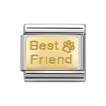Nomination Link - 030121-50 - Classic ENGRAVED SIGNS - Best Friend Footprint