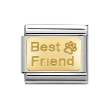 Nomination Link - 030121-50 - Classic ENGRAVED SIGNS - Best Friend Footprint